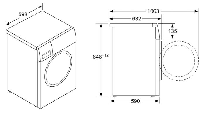 Máy giặt quần áo Bosch WAT28482SG0