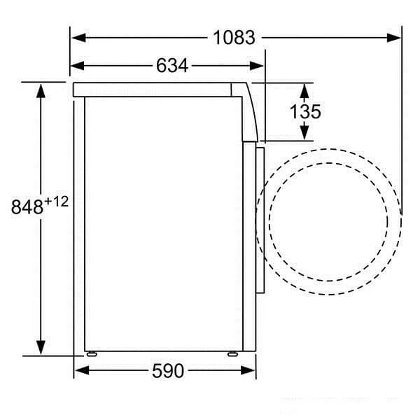 Máy giặt quần áo Bosch WAW28480SG0