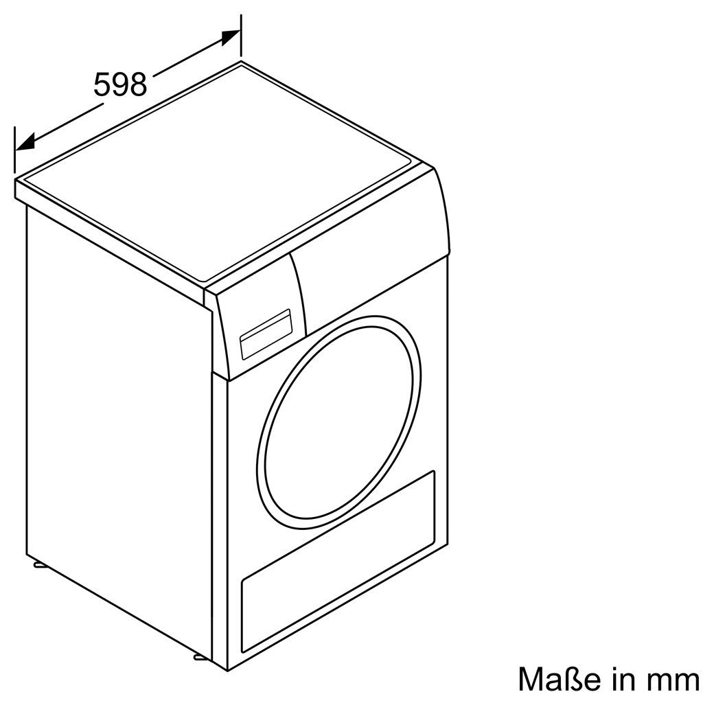 Máy sấy quần áo Bosch WTH85200GB0