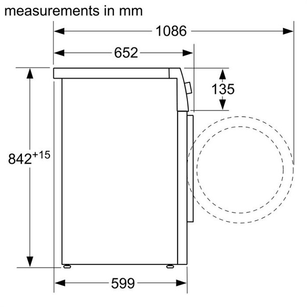 Máy sấy quần áo Bosch WQG24200SG0