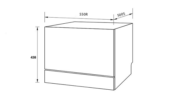 Máy rửa chén bát Hafele HDW-T50A 538.21.1900