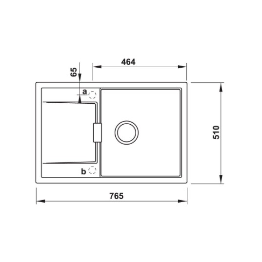 Chậu rửa bát đá Hafele HS20-GKD1S60 570.30.930 màu kem0