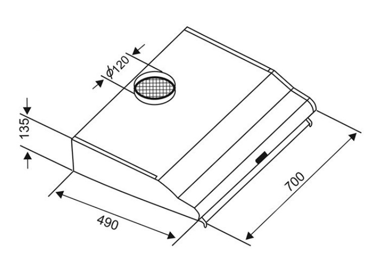 Máy hút mùi inox Faster FS0470S0