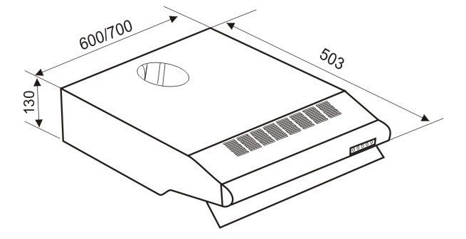 Máy hút mùi inox Faster FS0870S0