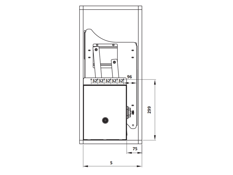 Rổ chén đĩa di động lướt tròn LENTO Cucina 504.76.007 Inox 3040