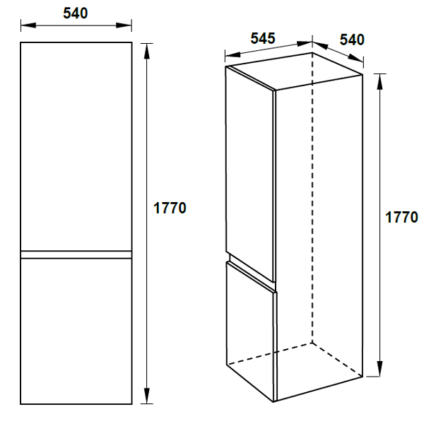 Tủ lạnh Hafele HF-BI60B 533.13.0500