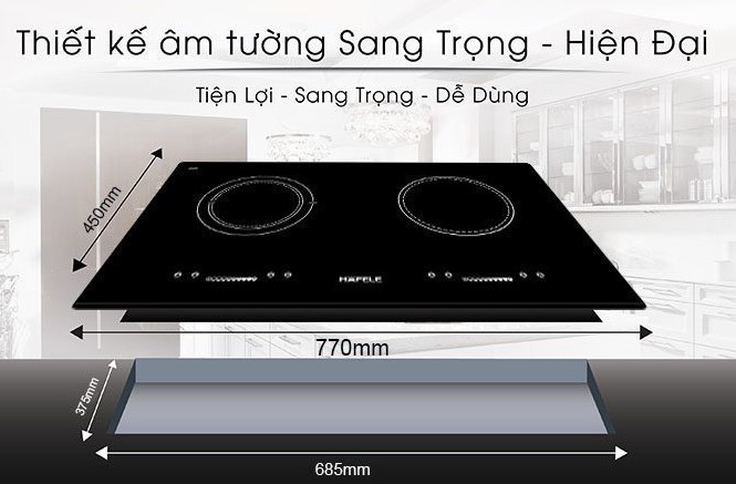 Bếp từ 2 vùng nấu Hafele HC-M772C 536.61.5651