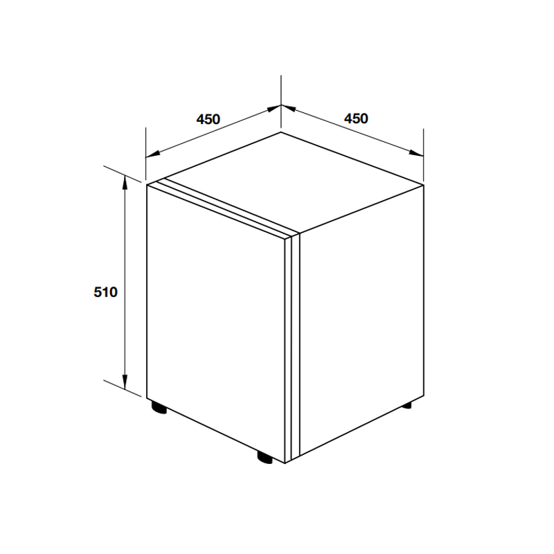 Tủ lạnh mini Hafele HC-M48S 568.30.3111