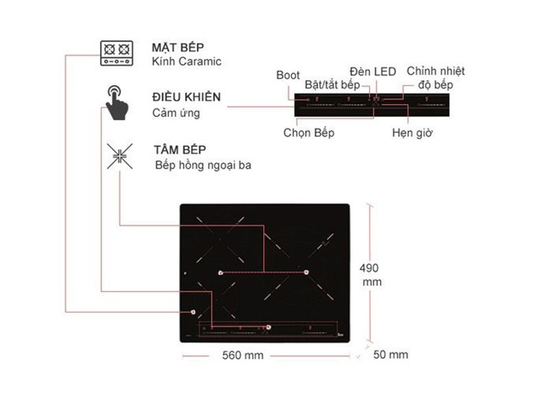 Bếp từ Teka IB 63154