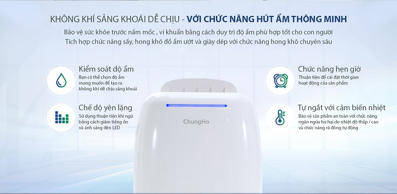 Máy Lọc Không Khí ChungHo CHDH-120D13