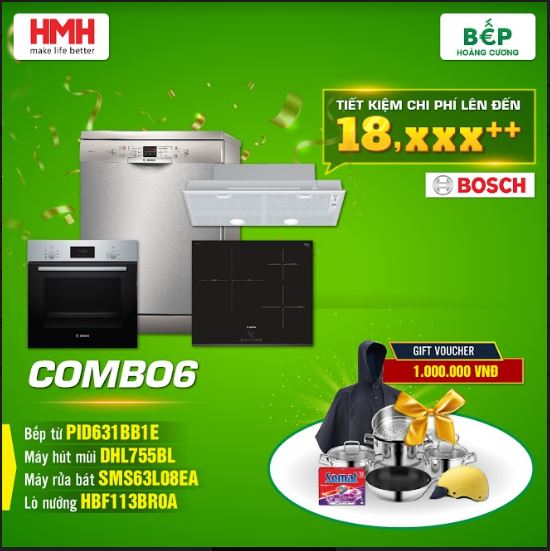 Combo 6 tiết kiệm hơn 18 triệu