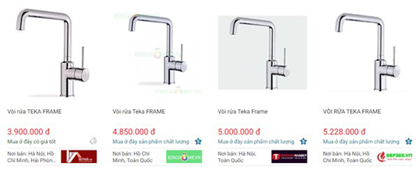 Vòi rửa chén bát Teka Frame