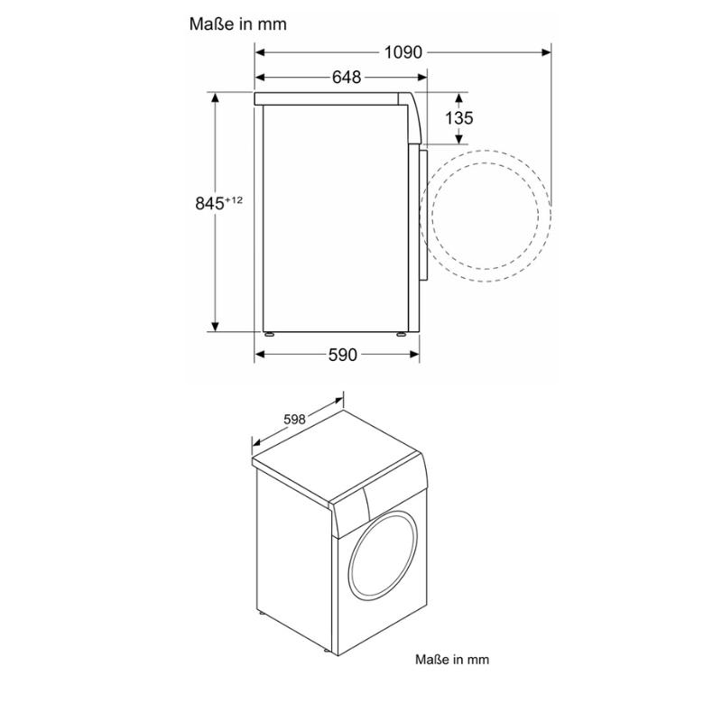 Máy giặt Bosch 10kg WGB2560X0 Serie 82