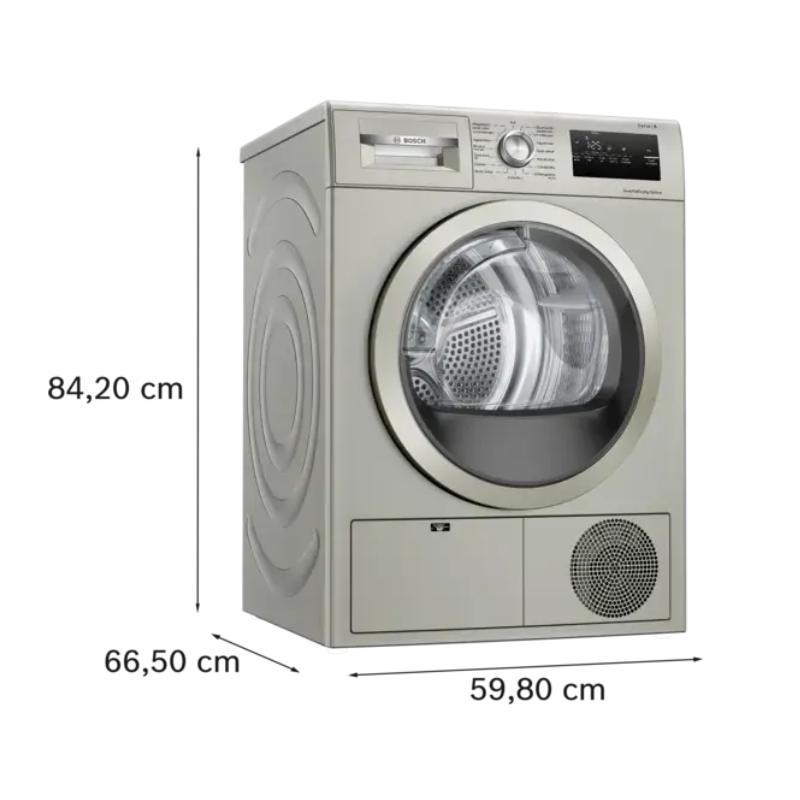 Máy sấy bơm nhiệt Bosch 8kg WTH85VX3 Serie 42