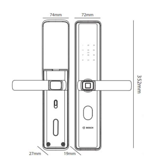 Khóa điện tử Bosch ID30B EU1