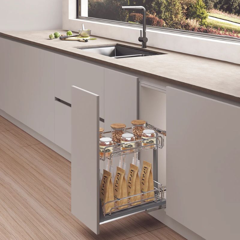 Giá gia vị Inox 304 Hafele Omero 547.10.063 300mm