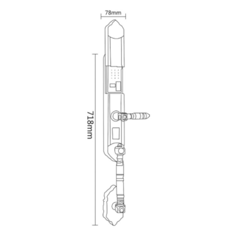 Khóa điện tử Hyundai HY-SLC8820 BRONZE1