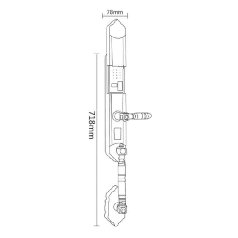 Khóa điện tử Hyundai HY-SLC8820 GOLD1