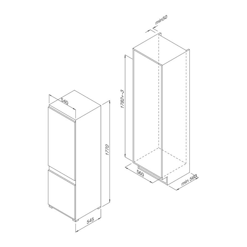 Tủ lạnh âm tủ Malloca MF-246EBI0