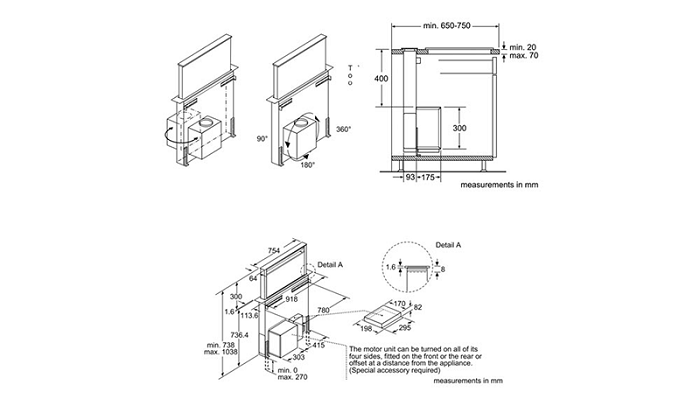 Máy hút mùi BOSCH DDD97BM60B5