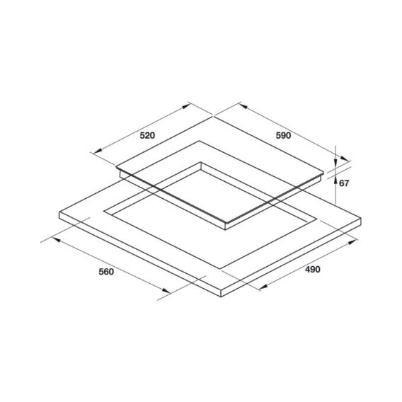 Bếp điện 3 vùng nấu Hafele HC-R603D 536.01.9013