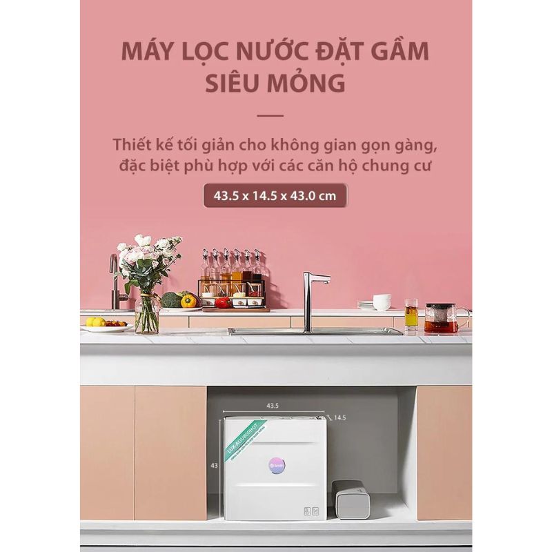 Máy lọc nước đặt gầm A. O. Smith ROSS™ LUX-AOU800HOT [NEW]1