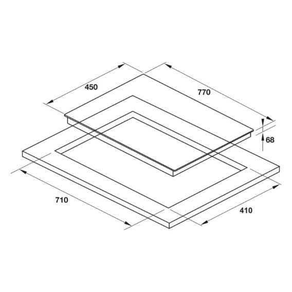 Bếp Từ 2 Vùng Nấu Hafele HC-I772D  536.61.6452