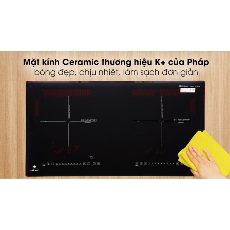 Bếp từ đôi Pramie PRMY-2208 lắp âm2