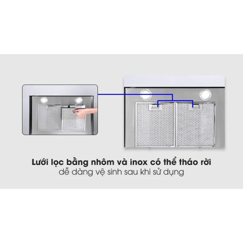 Máy hút mùi áp tường tuần hoàn Pramie AC17-700 Air1