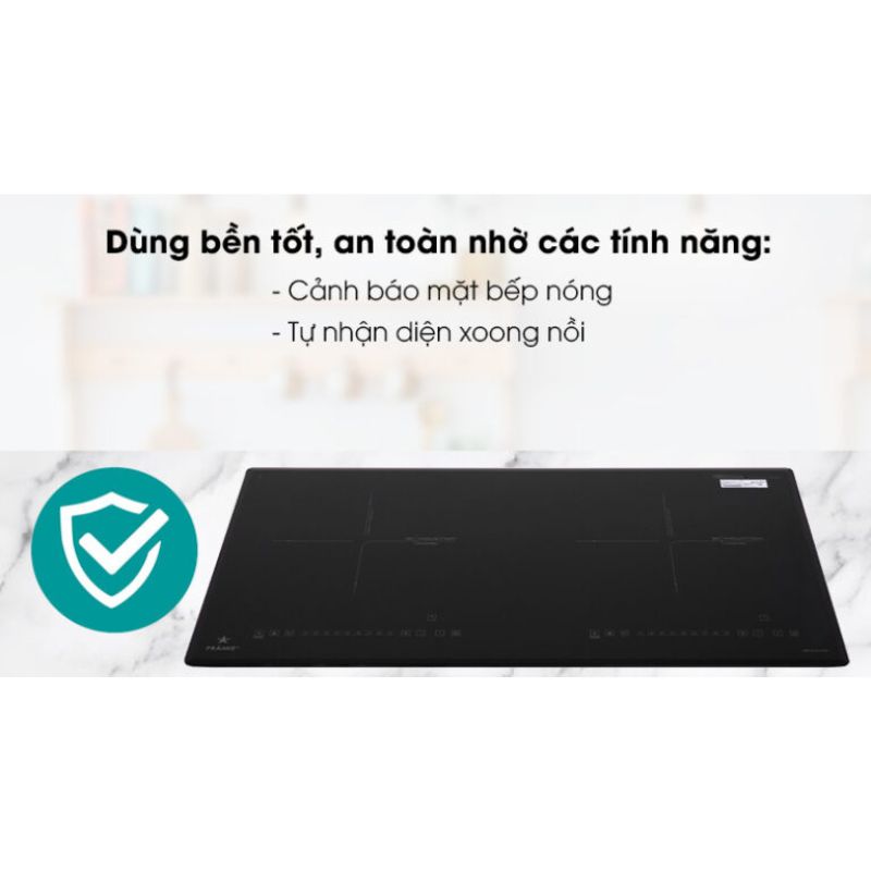 Bếp từ kết hợp hồng ngoại Pramie PRTH-2109 2 vùng nấu lắp âm4