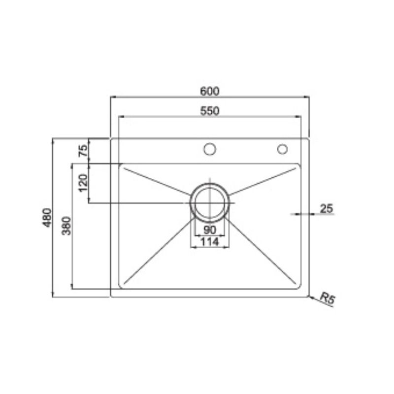 Chậu rửa bát Paul Schmitt PA6048-T1