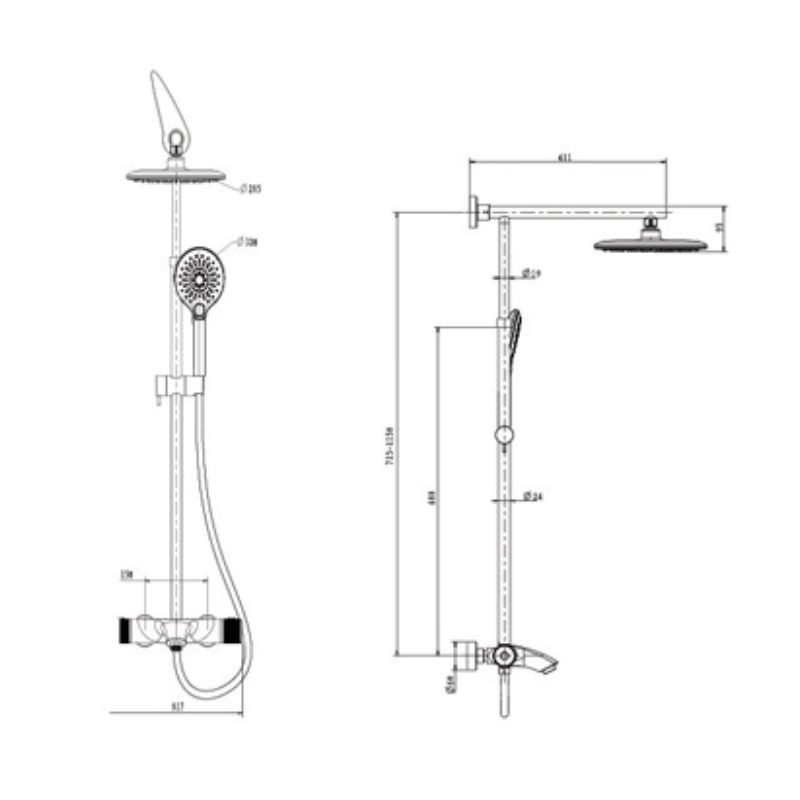 Sen cây tắm nóng lạnh Paul Schmitt PA501R0