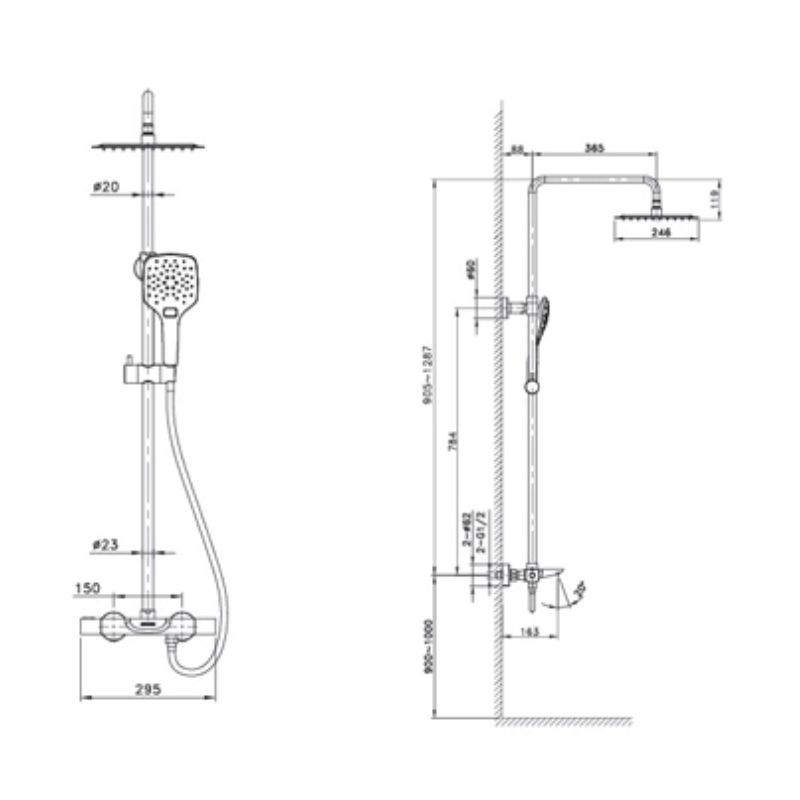 Sen cây tắm nóng lạnh Paul Schmitt PA503R0