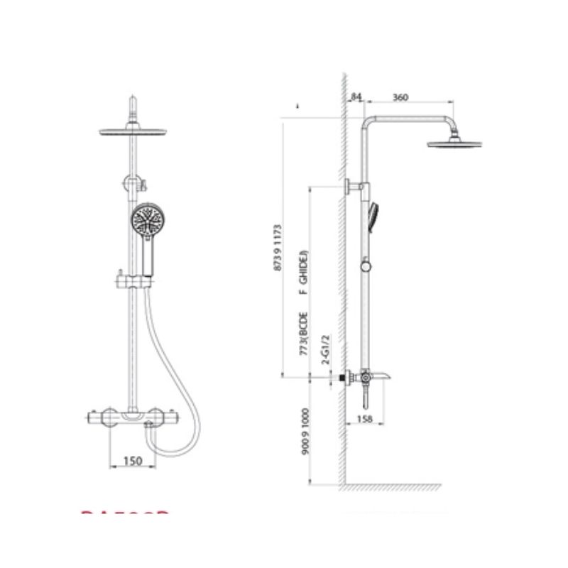 Sen cây tắm nóng lạnh Paul Schmitt PA508R0