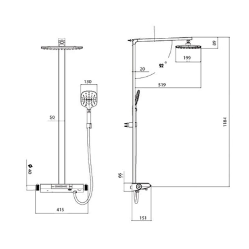 Sen cây tắm nóng lạnh Paul Schmitt PA509R0