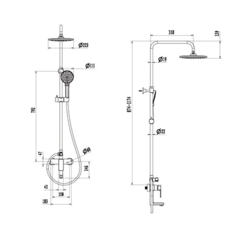 Sen cây tắm nóng lạnh Paul Schmitt PA511R0