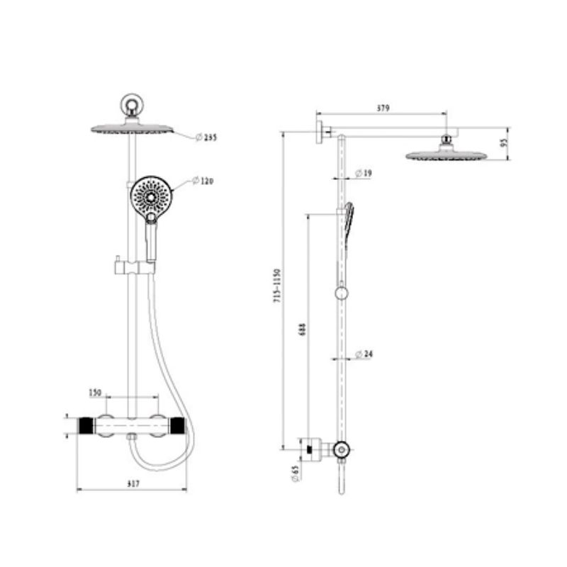 Sen cây tắm nóng lạnh Paul Schmitt PA513R0