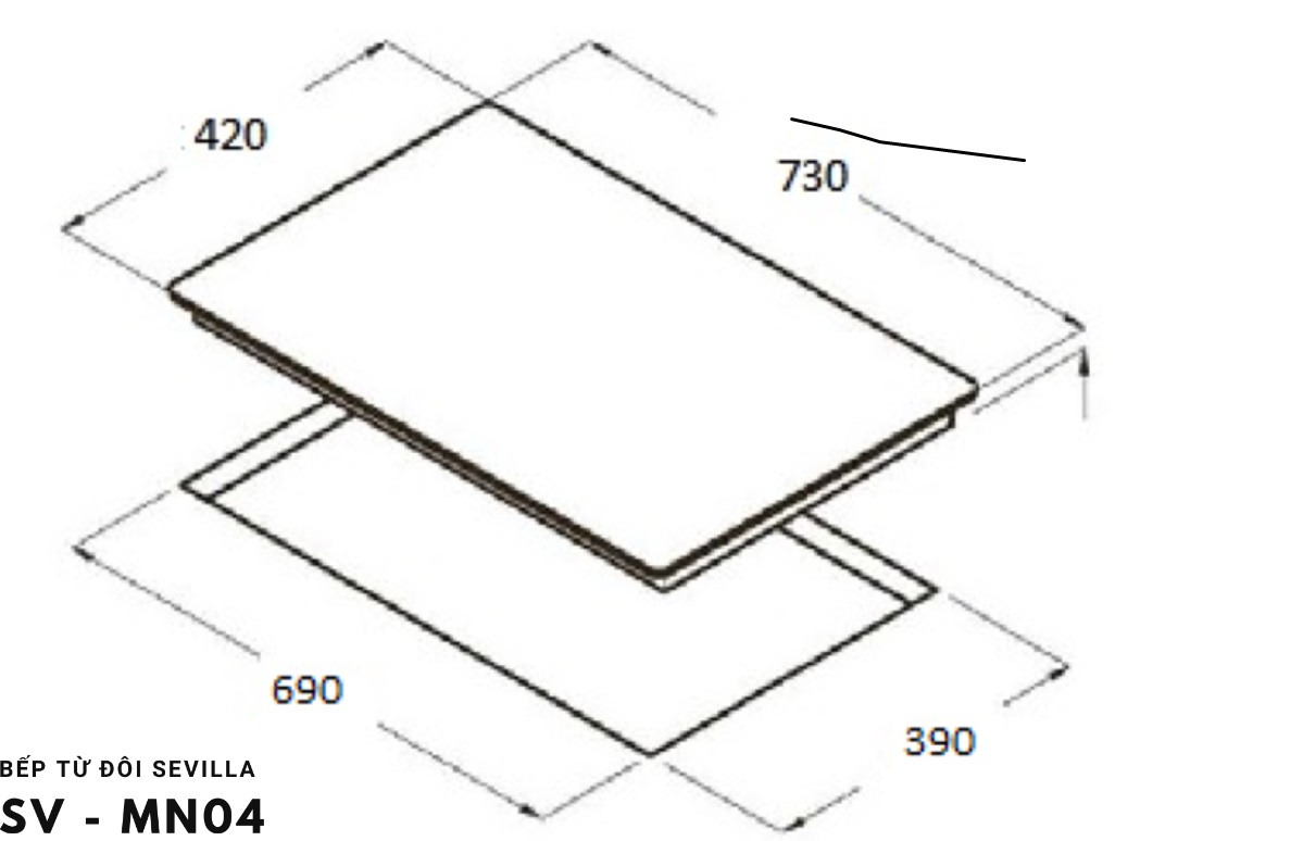 Bếp từ đôi Sevilla SV - MN040