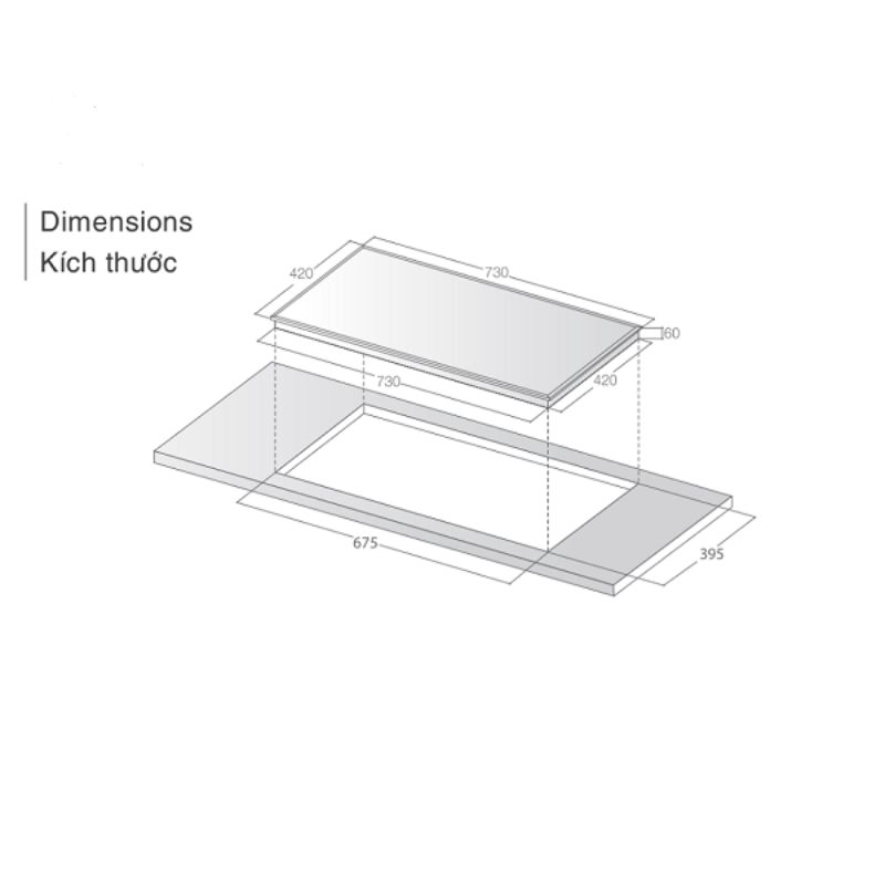 Bếp điện từ đôi Lorca LCI 886 Pro lắp âm1