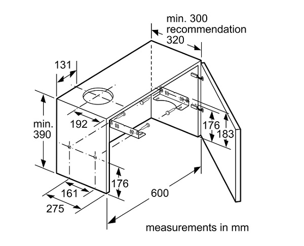 Hút mùi Bosch DFM063W56B2