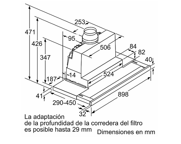 Máy Hút Mùi Bosch DFS097K514