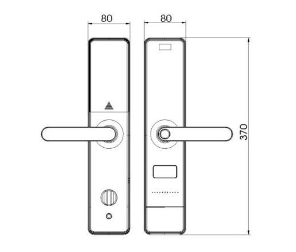 Khóa cửa điện tử Demax SL628 SG App Wifi0