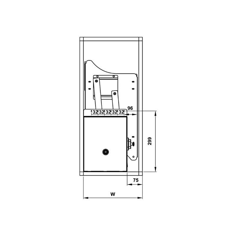 Bộ rổ bát đĩa Hafele Lento 504.76.142 800mm0