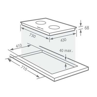 Bếp đôi điện từ hồng ngoại Giovani GC 73021 HSC0