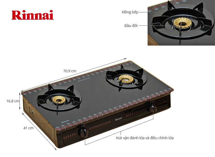 Bếp ga Rinnai RV-3715GL6