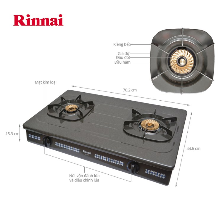 Bếp ga Rinnai RV-377GN6