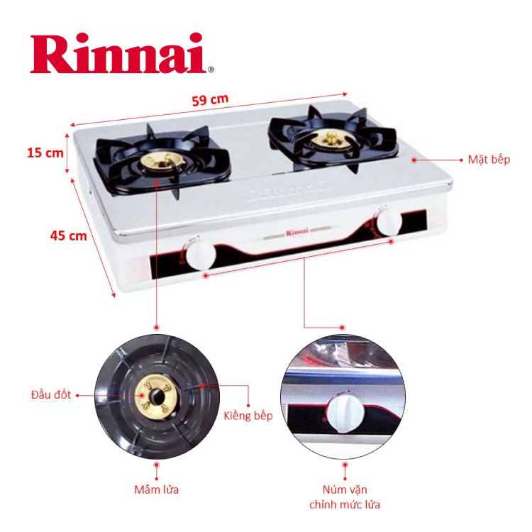 Bếp ga Rinnai RV-660S5