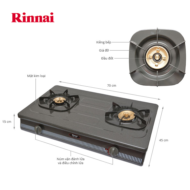 Bếp ga Rinnai RV-770G4