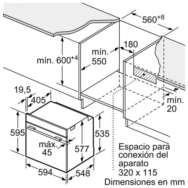 Lò nướng Bosch HBA5360B0K2