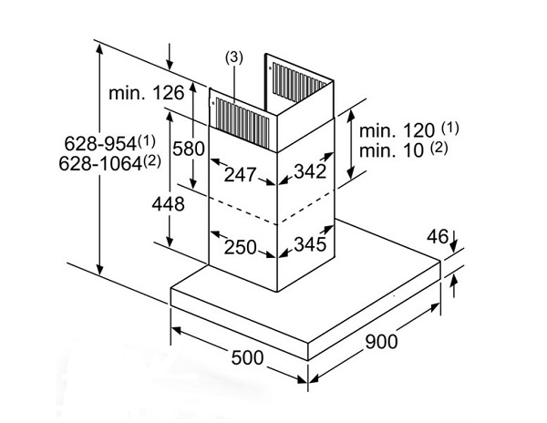 Máy hút mùi Bosch DWB98JQ50B2